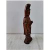 Image 2 : Vintage Hand Carving of the Goddess of Mercy and Compassion-11.75" Tall-Chinese Depiction of Guanyin