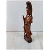 Image 3 : Vintage Hand Carving of the Goddess of Mercy and Compassion-11.75" Tall-Chinese Depiction of Guanyin