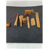 Image 2 : Wooden Ox,Container,Letter openers,(2) Fans and Bookmark