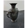 Image 3 : 2 Handed Amphora Style Urn Vase-8"Tall-from India