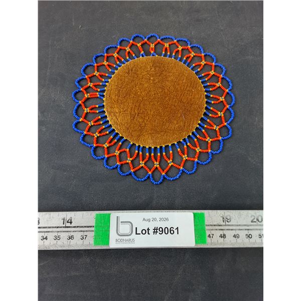Vintage Beaded Doilie