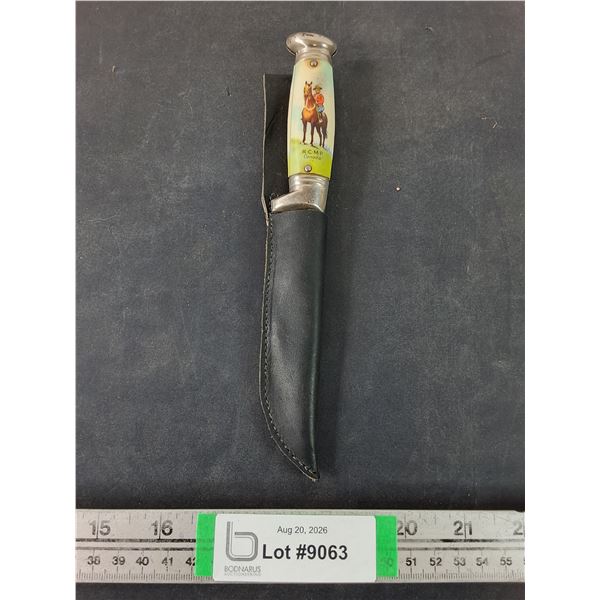 Antique Richards/Sheffield R.C.M.P. Canada Fixed Blade Knife-8"