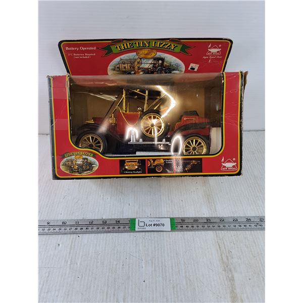 Vintage 1989 New Bright Tin Lizzy 1914 Model T Toy Car (NIB)