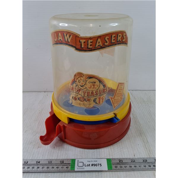 Vintage Jaw Teasers 1-Cent Bubble Gum Machine-Made by O-Pee-Chee Ontario