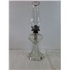 Image 2 : Vintage Clear Glass Oil Lamp