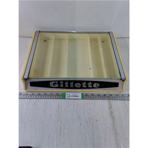 Vintage Gillette Retail Display Case