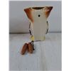 Image 7 : (2) Vintage Ceramic Decorative Owl Wall Clocks
