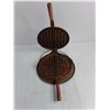 Image 2 : Vintage James Smart Mfg. Waffle Iron - Rusted