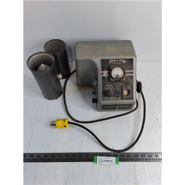 Vintage 'Halross Instruments' Moisture Meter - Power Detected