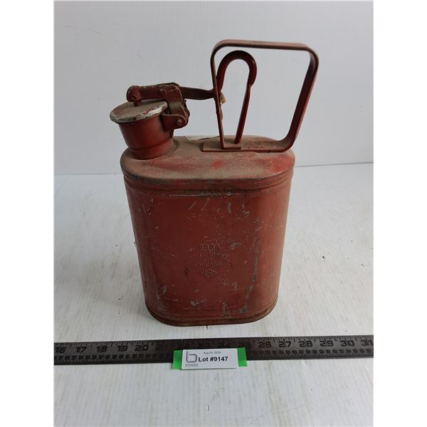 Vintage Protectoseal Metal Fuel Can