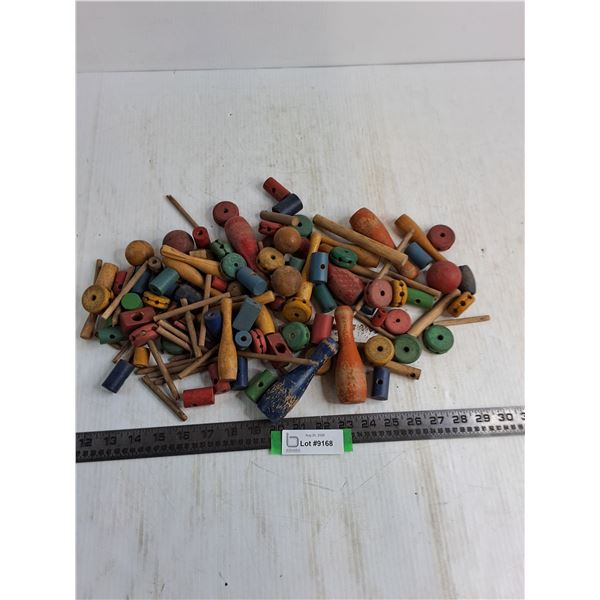 Vintage Wooden Game/Toy Pieces