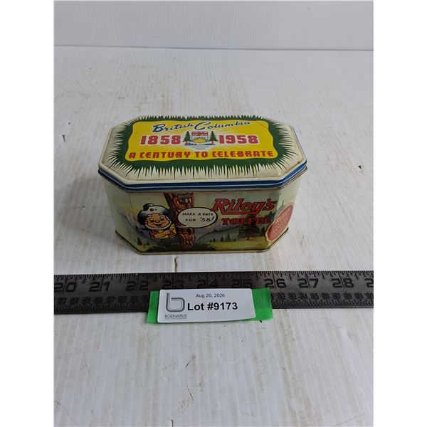Vintage Riley's Toffee Tin