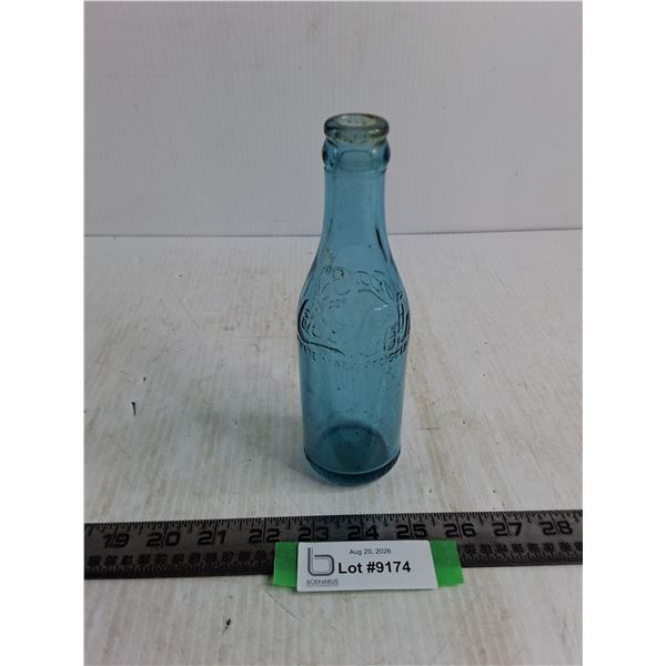 Vintage "Blue Glass" Coca-Cola Bottle