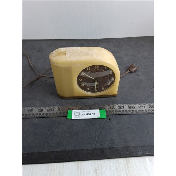 Vintage Westclox Moonbeam Alarm Clock - Untested, As is