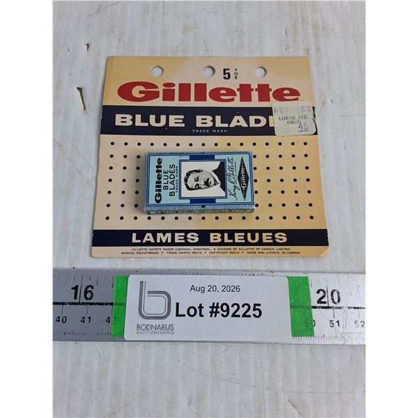 Vintage Package of Gillette Blades