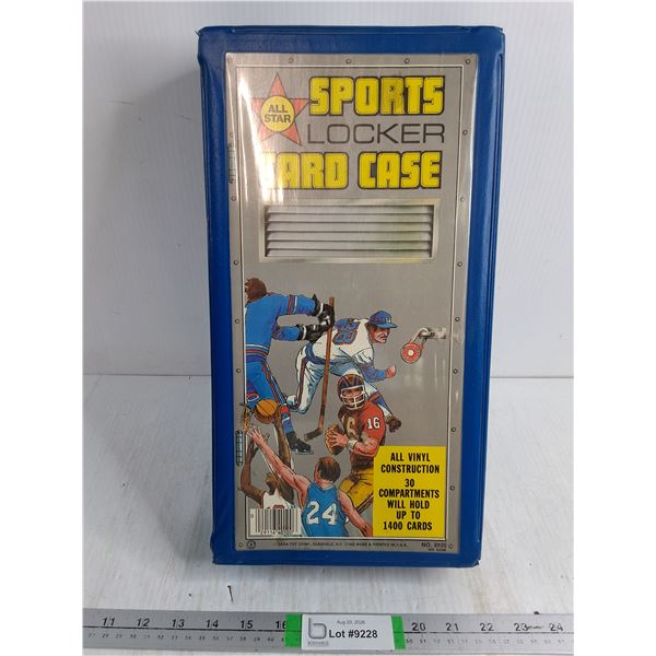 Vintage "All Star Sports Locker Card Case" Features 30 Compartments
