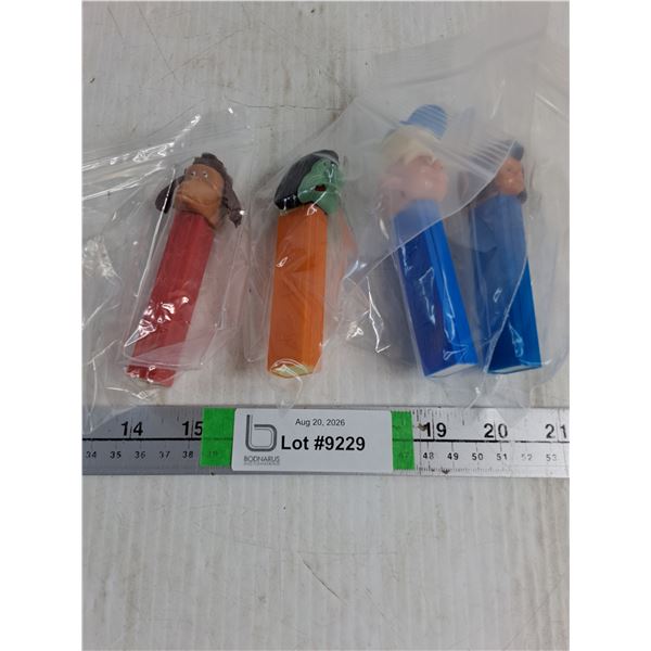 (4) Vintage PEZ Dispensers-Mr.Ugly,Sailor,Mowgli,Goofy