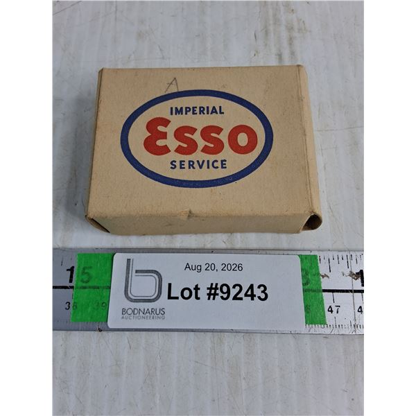 Vintage ESSO Gas Pump Salt/Pepper Set-Tessier,Saskatchewan