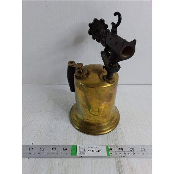 Vintage Turner Brass Works Blow Torch