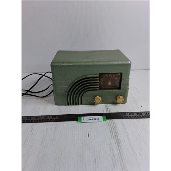 Vintage Northern Electric Dashboard Style Tube Radio - Untested, As is
