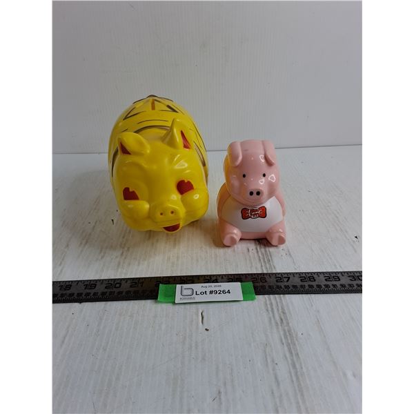 Vintage Piggy Bank & Alarm Piggy