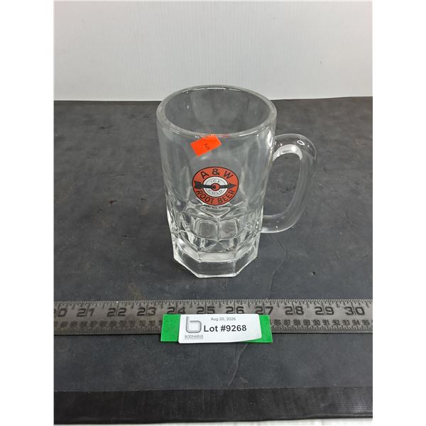 Large A&W Glass Mug