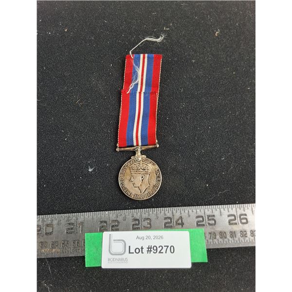 ^ British WW2 Medal w/Ribbon