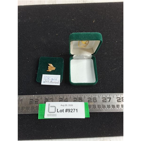 ^ "Canadian Regional" 10k Gold w/Diamonds Pin - Cannot Fully Authenticate