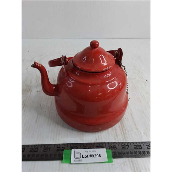 Vintage Enameled Kettle