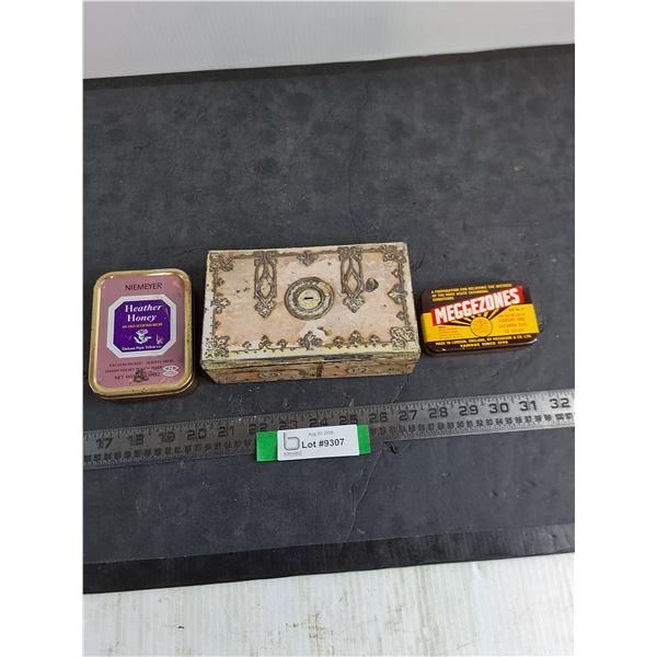 (3) Vintage Tins