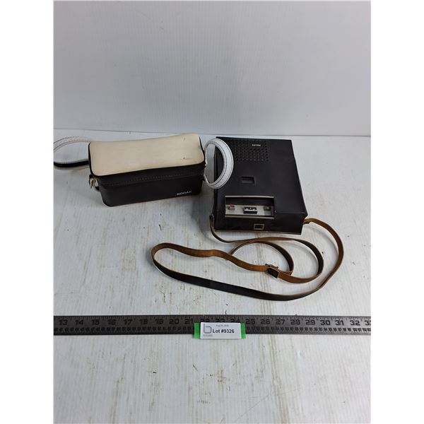Vintage Philips Tape Recorder, Kodak Storage Tote
