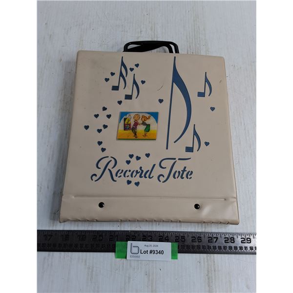 (10) Vintage Records in Tote Case