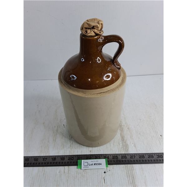 Vintage Stoneware Jug - 12" High x 7" Diameter