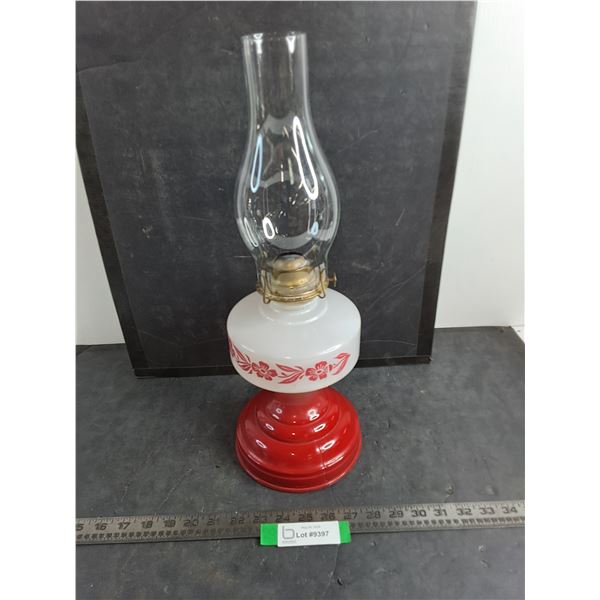Vintage Eagle 18" Oil Lamp