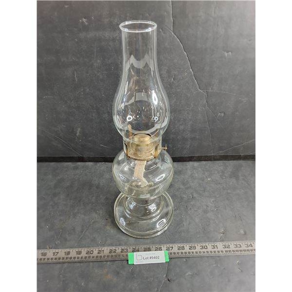 Vintage 17" Oil Lamp