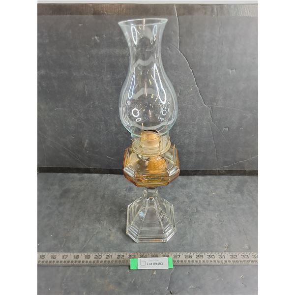 Vintage Eagle 18" Oil Lamp