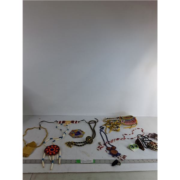 Various Handmade Seed Bead Jewelry ( as is)