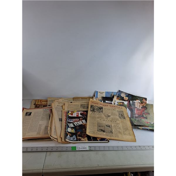 Vintage Newspaper & Magazine Columns ( as is)