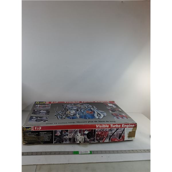 Vintage Revell 1:3 scale "Visible Turbo Engine" Model Kit