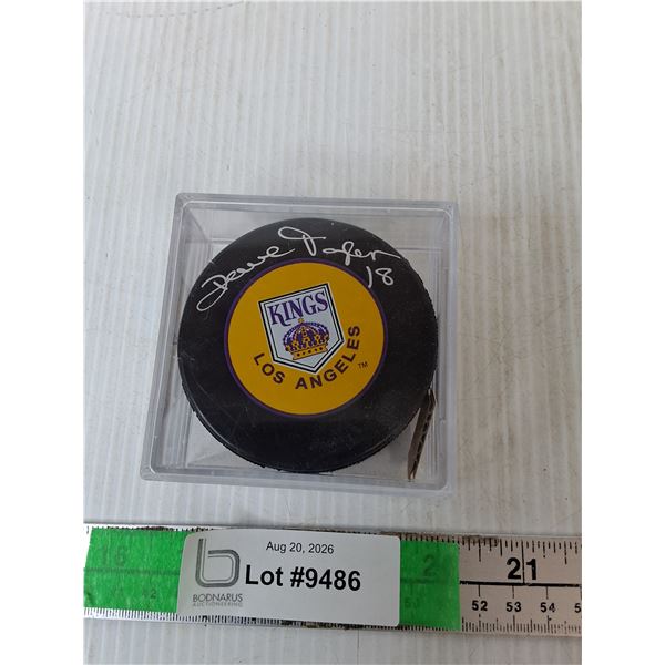 L.A. Kings Autographed Puck & Certificate of Authenticity