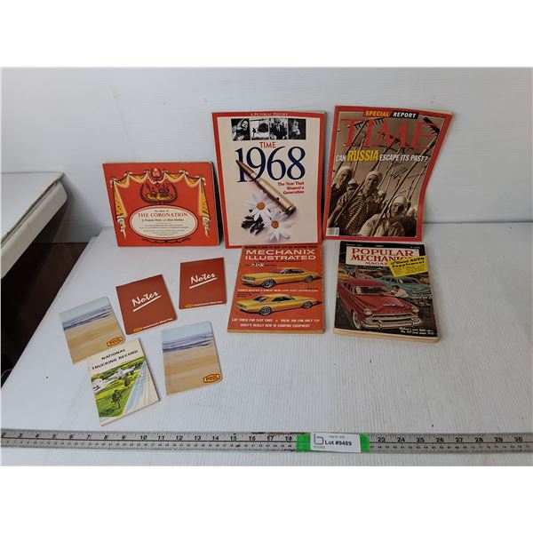 TIME Magazines, Popular Mechanics, Mechanix Illustrated Books, Misc.