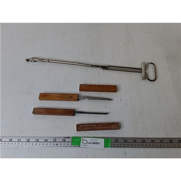 Japanese Floating Fish Knives & Vet Tool