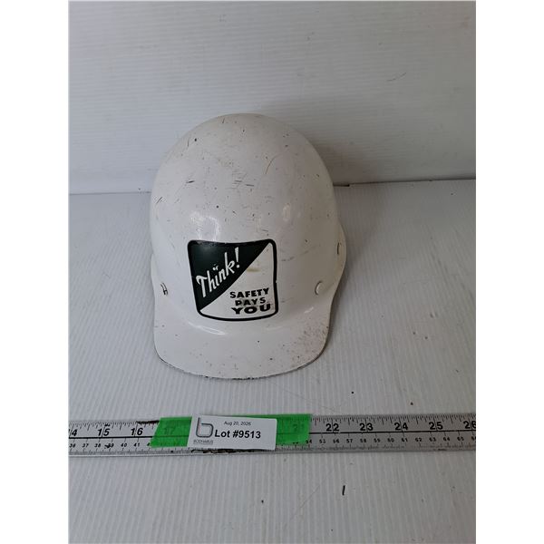 Vintage Metal Hardhat