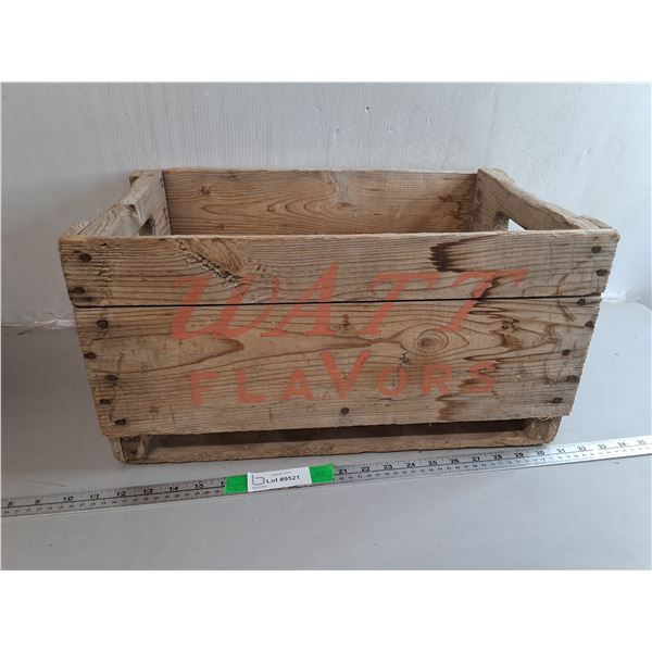 G.J. Watt Wooden Crate 19.5" x 12" x 10.5"- Can't Ship