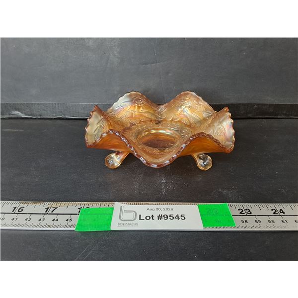 Fenton Little Fish Footed Bowl 6" Diameter