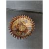 Image 2 : Northwood Carnival Glass Candy Ribbon Bowl 8"
