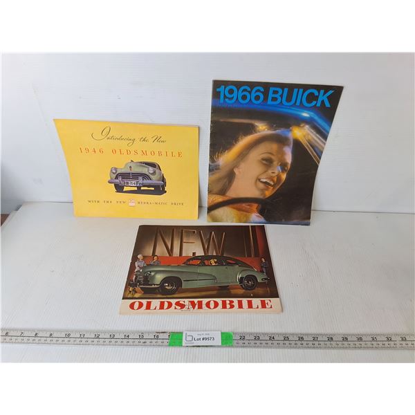 1946 Oldsmobile & '66 Buick Advertising Booklets