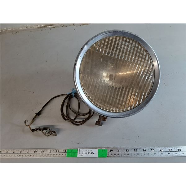 Vintage Automotive Headlight 9.75"