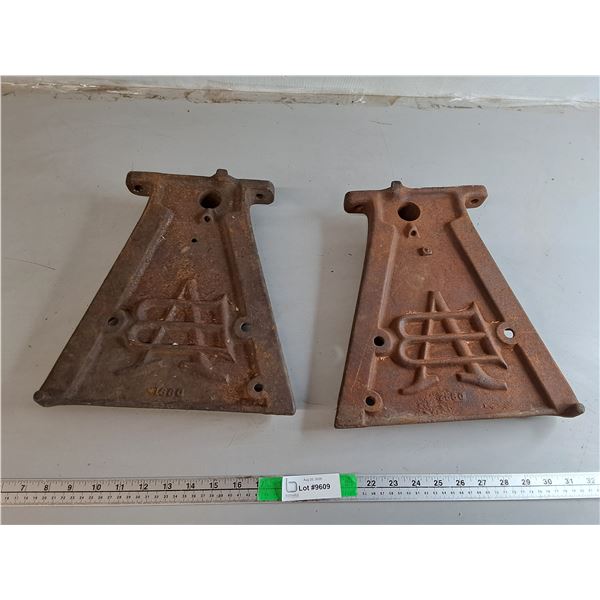 Cast Iron Van Brunt Seeder Box Ends