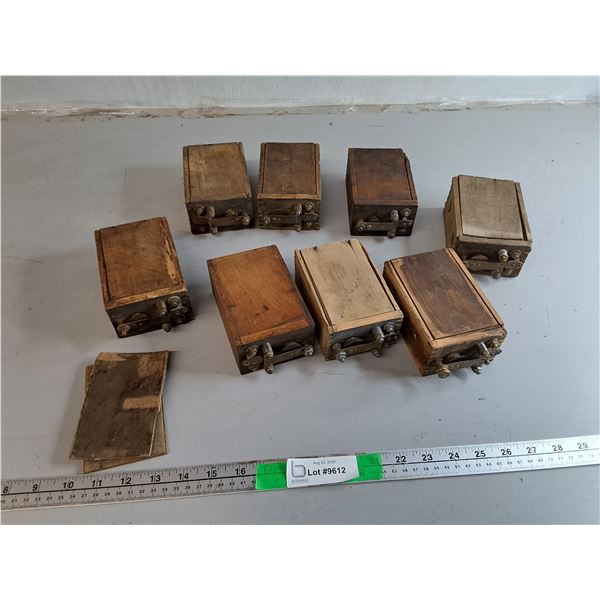 Antique Wooden Ignition Coil Boxes